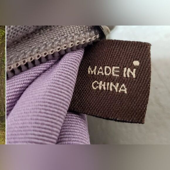 Coach Gray / Silver Canvas Monogram Clutch - Picture 5 of 7